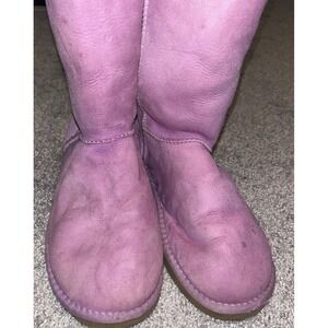 Ugg Australia Rare Classic Short Orchid Bloom Pink Boots Size 8‎ Womens 5825